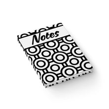 Load image into Gallery viewer, Black and White Deco Journal - Ruled Line