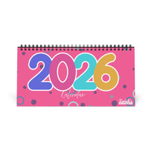 Load image into Gallery viewer, 2026 Colorful Desk Calendar — Bright Desktop Monthly Planner