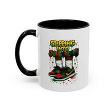 Load image into Gallery viewer, Stylish Juneteenth Coffee Mug | Unique Accent Mug, Celebration Drinkware, Gift for Activists, Home Decor, Black History