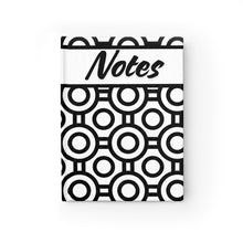 Load image into Gallery viewer, Black and White Deco Journal - Ruled Line