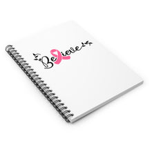 Load image into Gallery viewer, Believe Spiral Notebook - Ruled Line