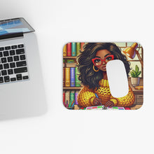 Load image into Gallery viewer, ๐ Chic Girlie Glam Mouse Pad โ Golden Glow & Bold Vibes