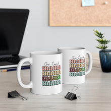 Load image into Gallery viewer, "One Loved Mama" Multicolor Typographic Mug – Celebrate Motherhood with Every Sip