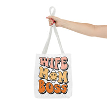 Load image into Gallery viewer, Wife Mom Boss Tote Bag