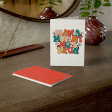 Load image into Gallery viewer, 🌼 Handcrafted 'Mama Mommy Mom Bruh' Greeting Card – A Celebration of Love and Laughter 🌸