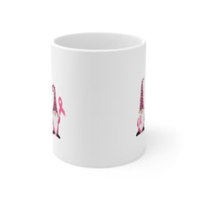 Load image into Gallery viewer, Pink Gnome Ceramic Mug | Breast Cancer Awareness | 11oz