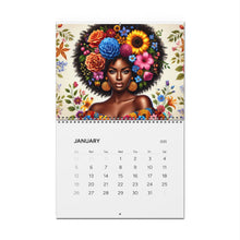 Load image into Gallery viewer, Afrocentric Queens in Full Bloom: 12-Month Calendar