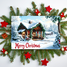 Load image into Gallery viewer, Handmade Christmas Greeting Card Set - Unique AI-Generated Festive Designs