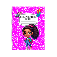 Load image into Gallery viewer, ๐ Stylish Kid's Composition Notebook with Customizable Cover โ๏ธ