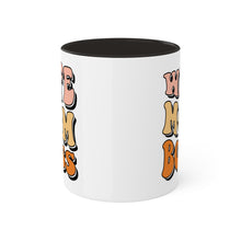 Load image into Gallery viewer, ✨ 'Wife Mom Boss' Two-Tone Accent Mug: A Sip of Empowerment ✨