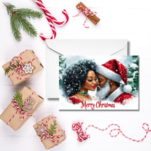 Load image into Gallery viewer, Handmade Christmas Greeting Card Set - Unique AI-Generated Festive Designs
