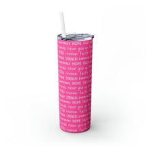 Load image into Gallery viewer, BRCA Skinny Tumbler with Straw, 20oz | Pink