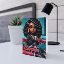 Load image into Gallery viewer, ☕ “Let’s Grab Coffee” Greeting Card | 5x7 Glossy with Envelope ☕