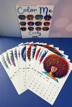 Load image into Gallery viewer, Color me Curly Desktop Calendar 2026