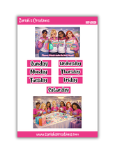 Load image into Gallery viewer, DCPJC 2026 Planner Babe Sticker Pack