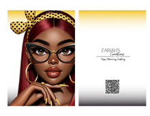 Load image into Gallery viewer, Bold & Brilliant Mini Notebook Set – 5x7 Blank Journal with Matching Bookmark