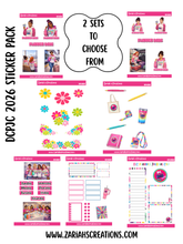 Load image into Gallery viewer, DCPJC 2026 Planner Babe Sticker Pack