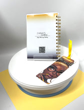 Load image into Gallery viewer, Bold & Brilliant Mini Notebook Set – 5x7 Blank Journal with Matching Bookmark