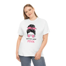Load image into Gallery viewer, Warriors wear Pink | Breast Cancer | Women's Cotton T-shirt