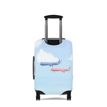 Load image into Gallery viewer, Travel Girl Luggage Cover | Blue