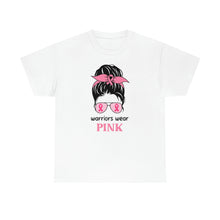 Load image into Gallery viewer, Warriors wear Pink | Breast Cancer | Women's Cotton T-shirt