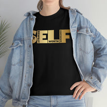 Load image into Gallery viewer, The SELF Worth Tee | Women's Cotton T-shirt