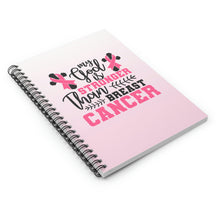 Load image into Gallery viewer, Breast Cancer Inspired | PINK Spiral Notebook - Ruled Line