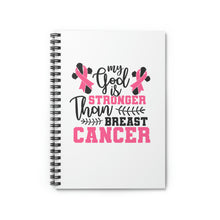 Load image into Gallery viewer, Breast Cancer Stationery | Spiral Notebook - Ruled Line
