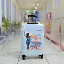 Load image into Gallery viewer, Travel Girl Luggage Cover | Blue
