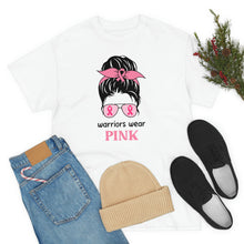 Load image into Gallery viewer, Warriors wear Pink | Breast Cancer | Women's Cotton T-shirt