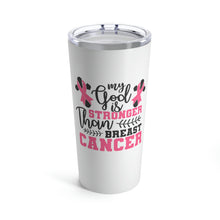 Load image into Gallery viewer, Breast Cancer Awareness | Stainless Steel Tumbler 20oz | White