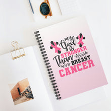 Load image into Gallery viewer, Breast Cancer Inspired | PINK Spiral Notebook - Ruled Line