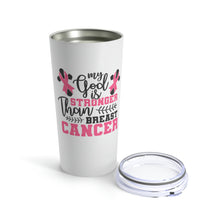 Load image into Gallery viewer, Breast Cancer Awareness | Stainless Steel Tumbler 20oz | White