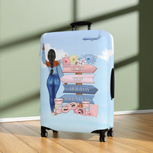 Load image into Gallery viewer, Travel Girl Luggage Cover | Blue