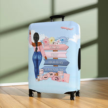Load image into Gallery viewer, Travel Girl Luggage Cover | Pink