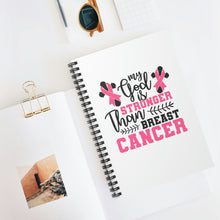 Load image into Gallery viewer, Breast Cancer Stationery | Spiral Notebook - Ruled Line