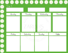 Load image into Gallery viewer, Weekly Tear off Notepad