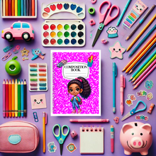 Load image into Gallery viewer, 📚 Stylish Kid&#39;s Composition Notebook with Customizable Cover ✏️
