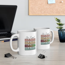 Load image into Gallery viewer, &quot;One Loved Mama&quot; Multicolor Typographic Mug – Celebrate Motherhood with Every Sip
