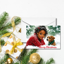 Load image into Gallery viewer, Handmade Christmas Greeting Card Set - Unique AI-Generated Festive Designs
