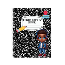 Load image into Gallery viewer, 📚 Stylish Kid&#39;s Composition Notebook with Customizable Cover ✏️
