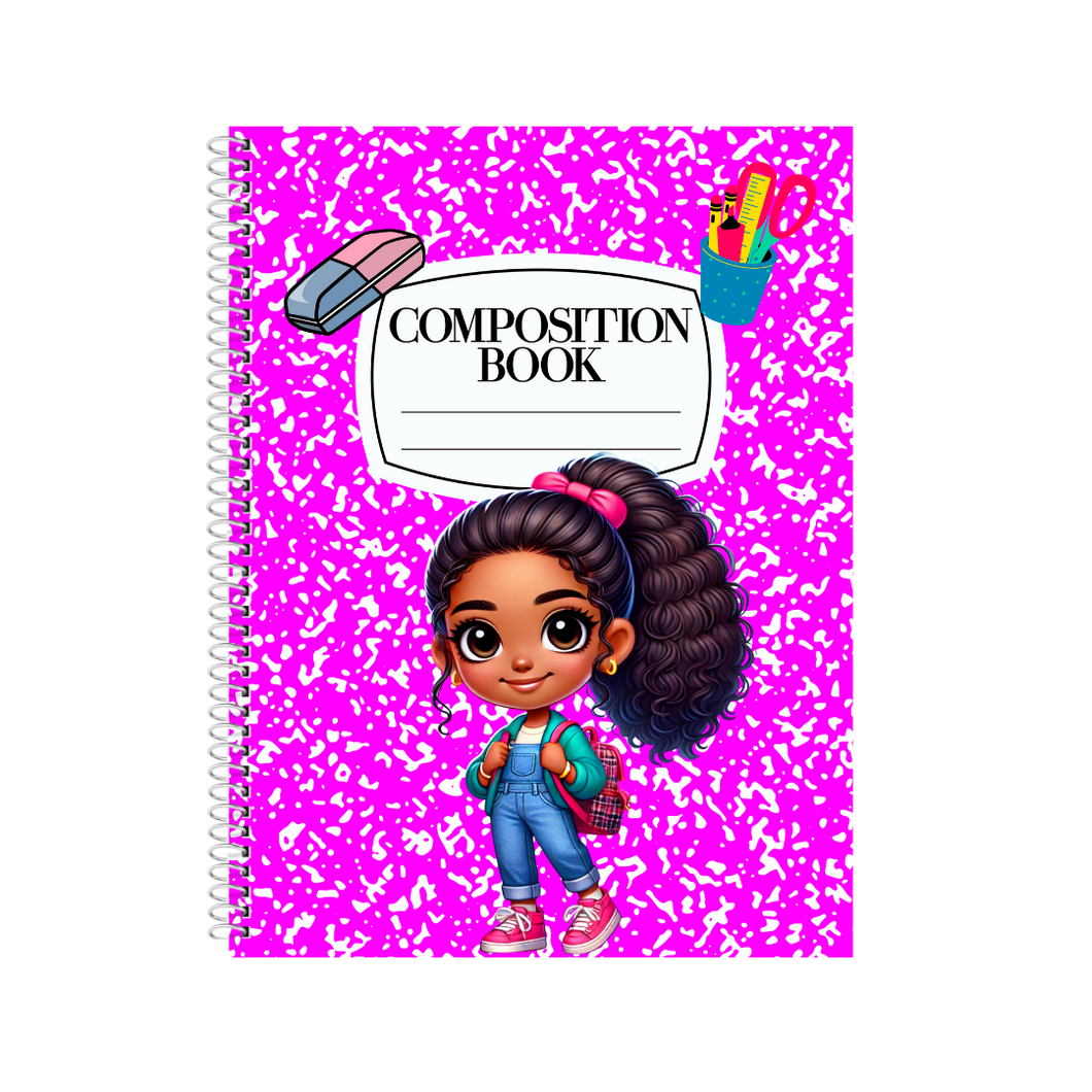 📚 Stylish Kid's Composition Notebook with Customizable Cover ✏️