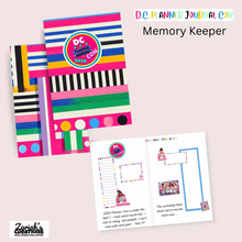 Load image into Gallery viewer, D.C. Planner Journal Con 2026 Memory Keeper and Sticker Bundle
