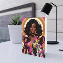 Load image into Gallery viewer, 👑 “Hey Girl Hey!” – 5x7 Glossy Greeting Card with Matching Envelope 👑
