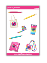 Load image into Gallery viewer, DCPJC 2026 Planner Babe Sticker Pack

