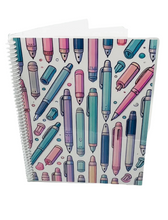 Load image into Gallery viewer, Colorful School Supplies Notebooks - Choice of 4 Spiral Bound | Fun and Vibrant Design
