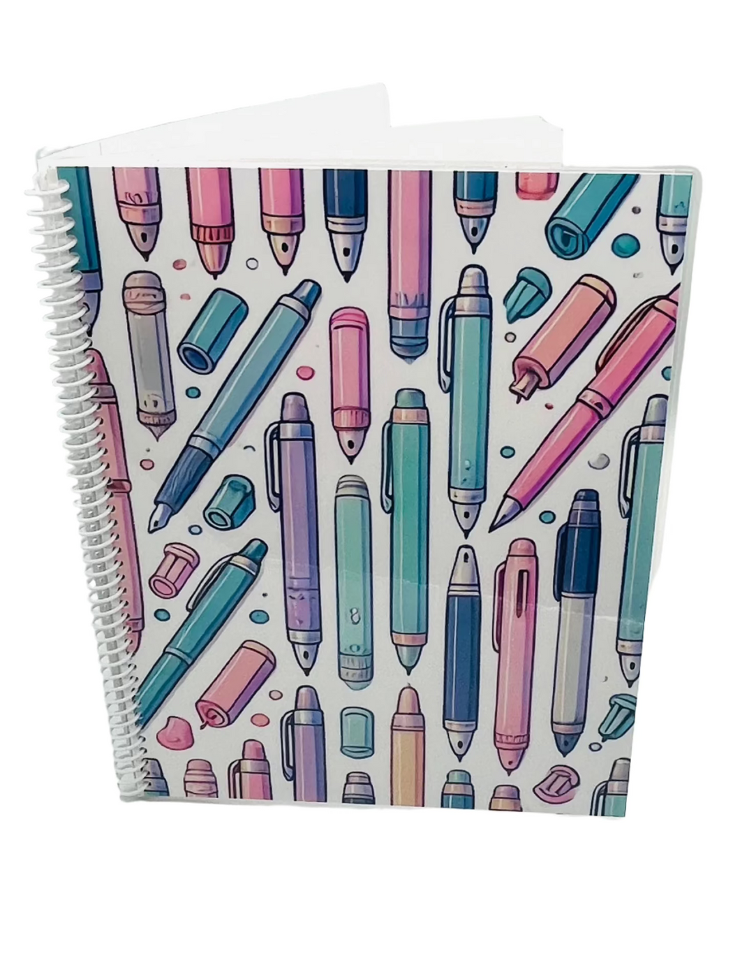 Colorful School Supplies Notebooks - Choice of 4 Spiral Bound | Fun and Vibrant Design