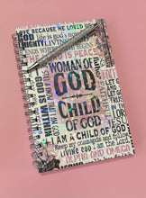 Load image into Gallery viewer, Woman of God • Child of God Spiral Journal &amp; Pen Gift Set
