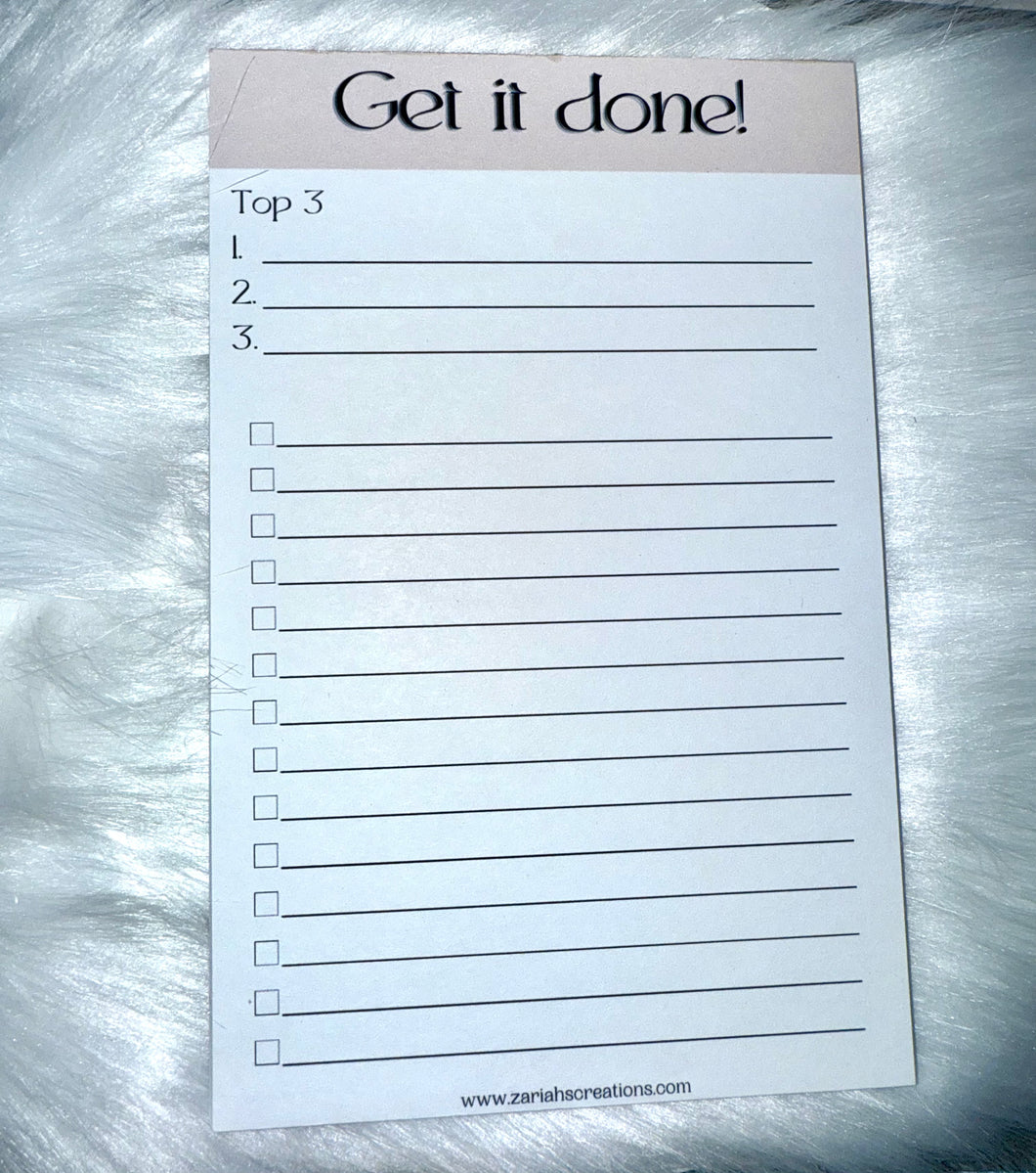 ✨ Get It Done! Notepad – Stay Focused, Organized & Motivated