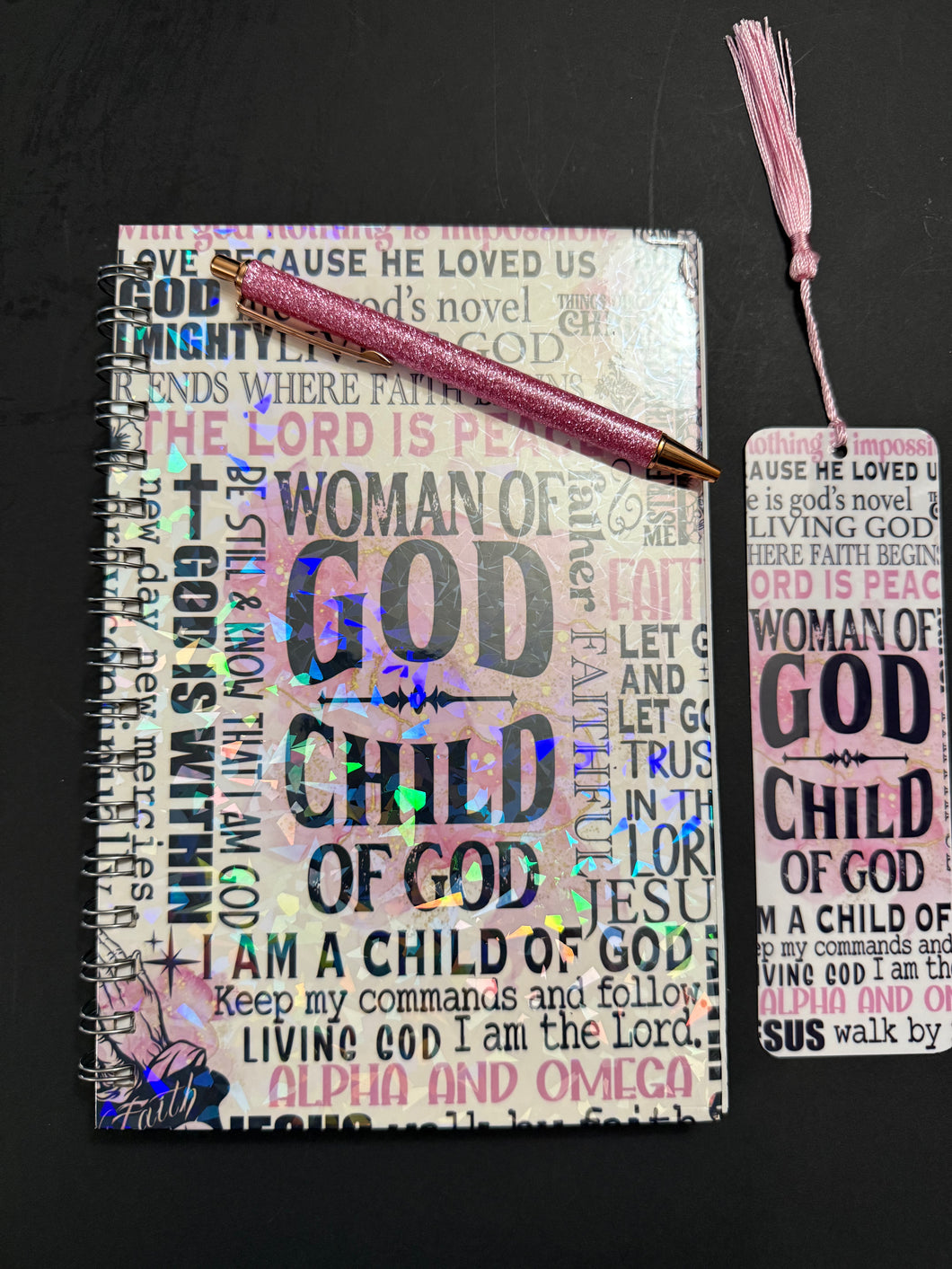 Woman of God • Child of God Spiral Journal & Pen Gift Set